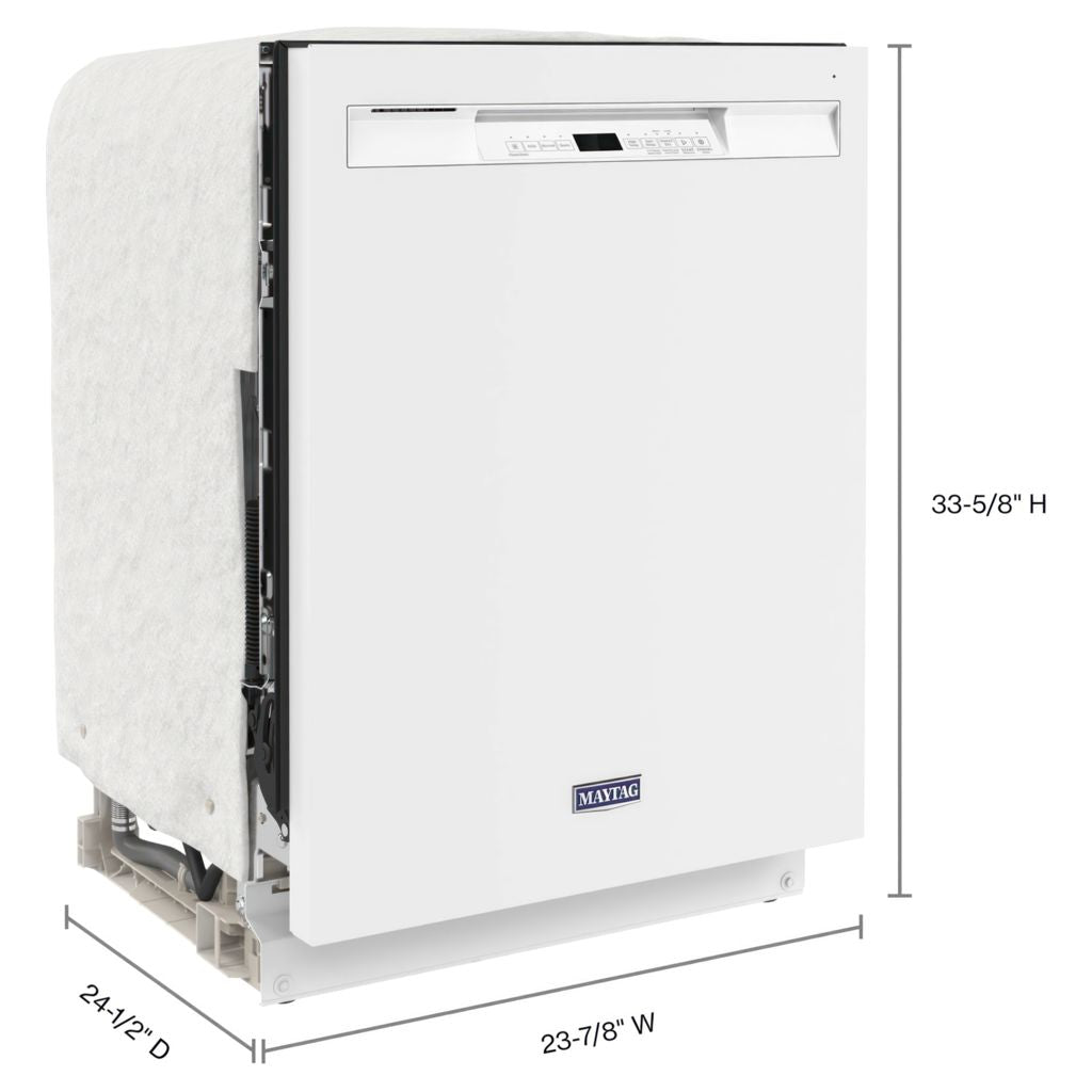 Maytag Lave-vaisselle encastrable 24 pouces avec PowerBlast® – Modèle MDB4949SKW - Blanc - Neuf/Boîte ouverte