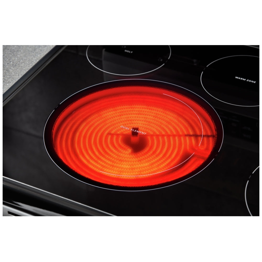 Whirlpool Cuisinière électrique autonome 30 pouces 6,4 pi³ – Modèle YWFE775H0HB - Noir - Neuf