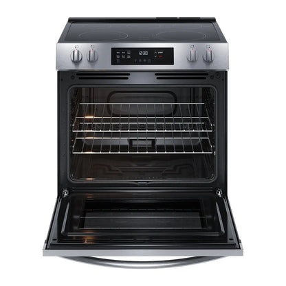 Frigidaire FCFE306CAS – 30-inch Freestanding Electric Range, EvenTemp Convection, Stainless Steel - New/Open Box