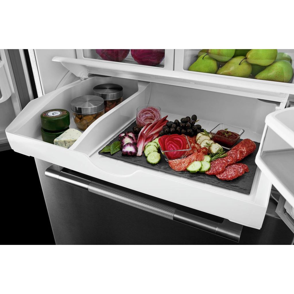 JennAir RISE 21.9 cu. ft. Counter-Depth French Door Refrigerator – Model JFFCF72DKL – New/Open Box