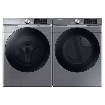 Ensemble laveuse à chargement frontal et sécheuse électrique Samsung – WF45B6300AP & DVE45B6300P (Finition Platinum) - Neuf/Boîte ouverte