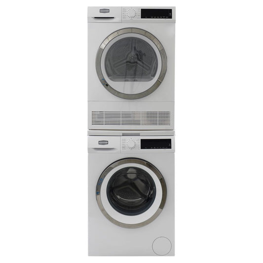 Ensemble laveuse compacte 2,2 pi³ et sécheuse électrique compacte 4,2 pi³ Marathon – Modèles MWM2214W & MVD420W
