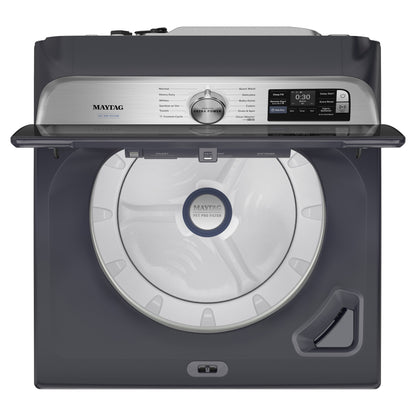 Maytag 6,0 pi³ Laveuse à chargement vertical Pet Pro – Modèle MTW7205RF - Midnight Steel - Neuf/Boîte ouverte