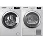 Ensemble laveuse à chargement frontal et sécheuse électrique Blomberg - WM98400SX & DHP24412W