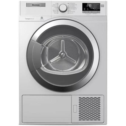 Ensemble laveuse à chargement frontal et sécheuse électrique Blomberg - WM98400SX & DHP24412W