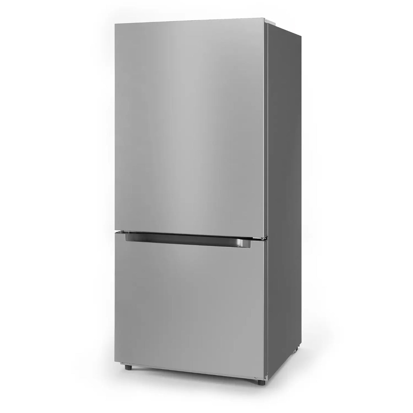 Midea 18,7 pi³ Réfrigérateur à congélateur inférieur – Modèle MRB19B7AST - Acier inoxydable - Neuf/Boîte ouverte