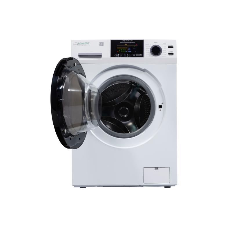 Equator EZ 5500 CV – Laveuse‑sècheuse combo 18 lb, 2‑en‑1 convertible vent/ventless - Neuf/Boîte ouverte