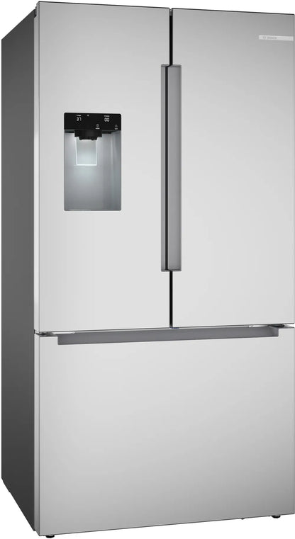 Bosch 26 cu. ft. Standard Depth French Door Refrigerator – Model B36FD30ENS – New/Open Box