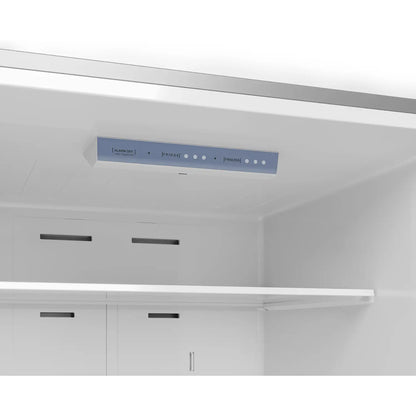 Midea 18,7 pi³ Réfrigérateur à congélateur inférieur – Modèle MRB19B7AST - Acier inoxydable - Neuf/Boîte ouverte