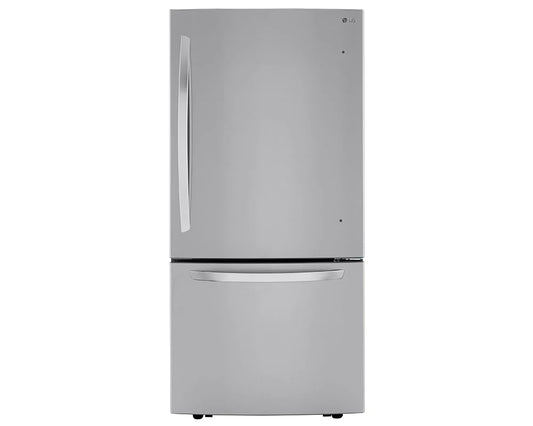 LG 26 pi³ Réfrigérateur à congélateur inférieur 33 pouces – Modèle LRDCS2603S - Acier inoxydable PrintProof - Neuf/Boîte ouverte