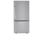 LG 26 pi³ Réfrigérateur à congélateur inférieur 33 pouces – Modèle LRDCS2603S - Acier inoxydable PrintProof - Neuf/Boîte ouverte
