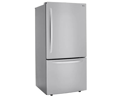 LG 26 pi³ Réfrigérateur à congélateur inférieur 33 pouces – Modèle LRDCS2603S - Acier inoxydable PrintProof - Neuf/Boîte ouverte
