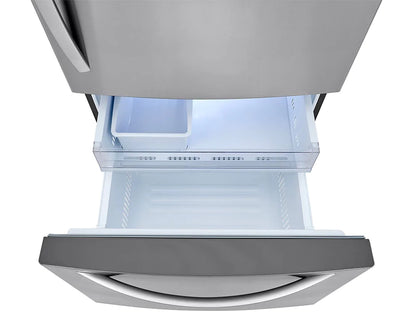 LG 26 pi³ Réfrigérateur à congélateur inférieur 33 pouces – Modèle LRDCS2603S - Acier inoxydable PrintProof - Neuf/Boîte ouverte