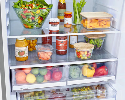 LG 26 pi³ Réfrigérateur à congélateur inférieur 33 pouces – Modèle LRDCS2603S - Acier inoxydable PrintProof - Neuf/Boîte ouverte