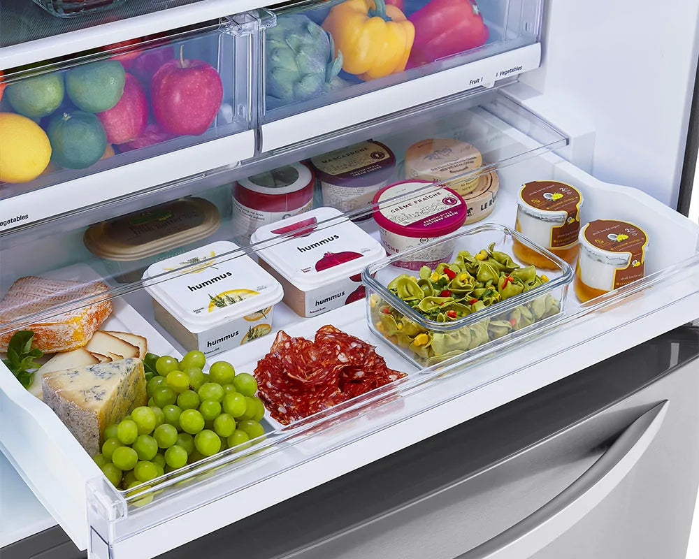 LG 26 pi³ Réfrigérateur à congélateur inférieur 33 pouces – Modèle LRDCS2603S - Acier inoxydable PrintProof - Neuf/Boîte ouverte
