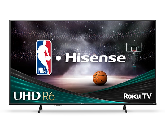 Hisense 50" Classe R6 – Téléviseur DEL 4K UHD HDR Intelligent avec Roku TV – Modèle 50R63N - 2025