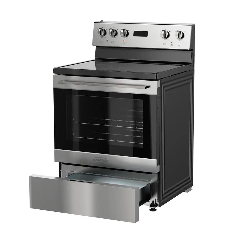 Marathon 30-inch Stainless Steel Electric Range with 5.0 cu. ft. Oven – Model MER3070SS