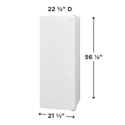 Frigidaire 7 pi³ Congélateur vertical convertible Garage Ready – Modèle FFUE0726AW - Blanc - Neuf/Boîte ouverte