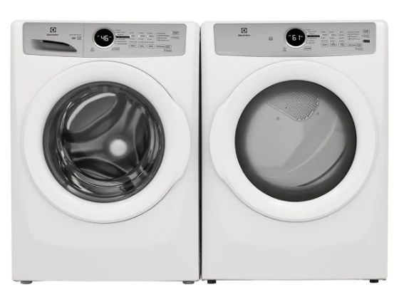 Electrolux Ensemble laveuse frontale & sécheuse électrique – Modèle V100437 - Blanc - Neuf/Boîte ouverte