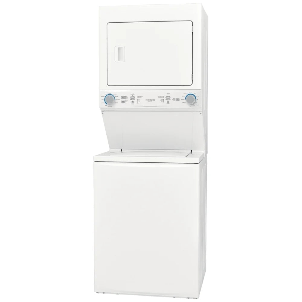 Frigidaire 4,5 / 5,6 pi³ Centre de lavage laveuse-sécheuse superposé 27 po – Modèle FLCE752CAW - Blanc - Neuf/Boîte ouverte