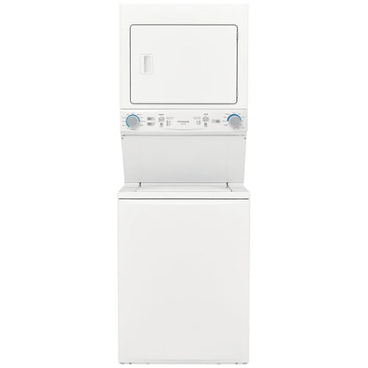 Frigidaire 4,5 / 5,6 pi³ Centre de lavage laveuse-sécheuse superposé 27 po – Modèle FLCE752CAW - Blanc - Neuf/Boîte ouverte