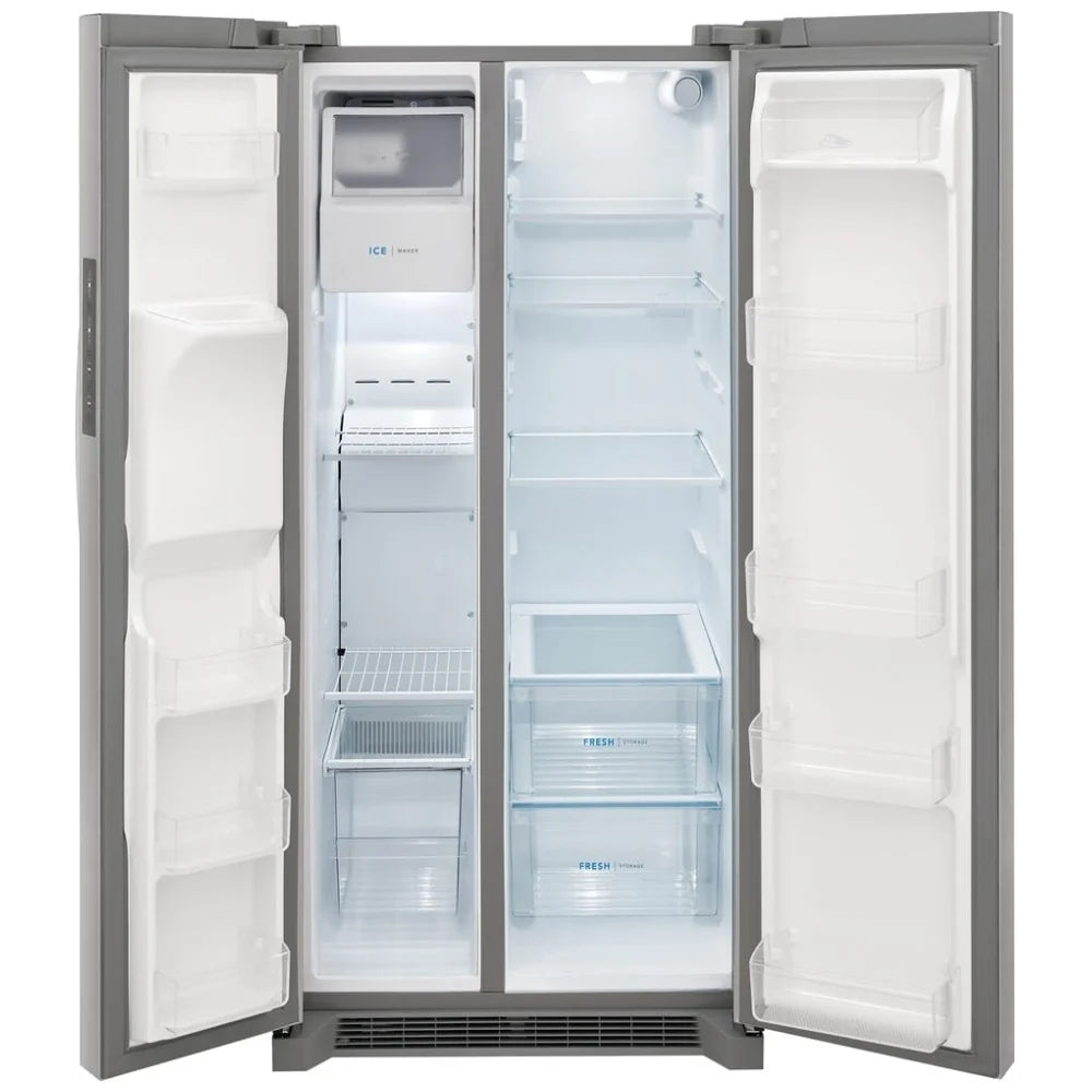 Frigidaire 22,3 pi³ Réfrigérateur côte à côte – Modèle FRSS2323AS - Neuf/Boîte ouverte