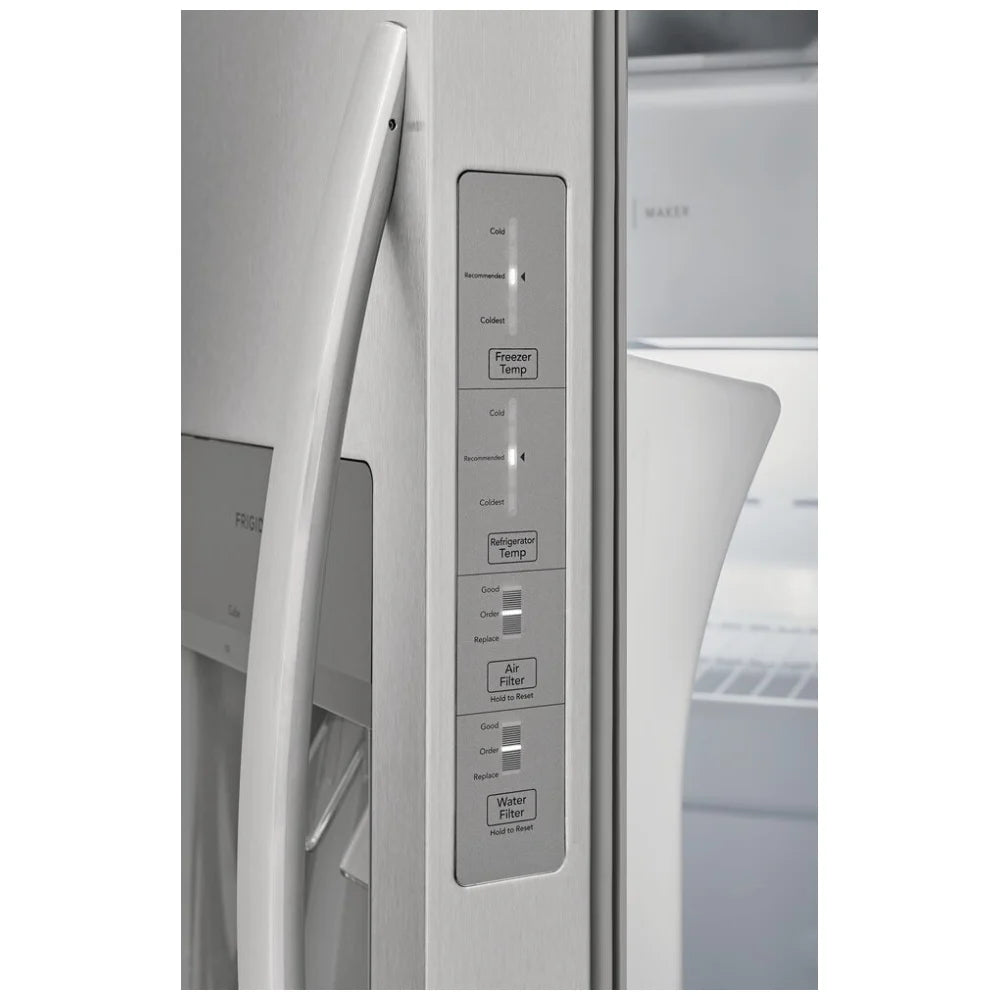 Frigidaire 22,3 pi³ Réfrigérateur côte à côte – Modèle FRSS2323AS - Neuf/Boîte ouverte