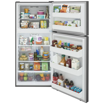 Frigidaire 18,3 pi³ Réfrigérateur à congélateur supérieur – Modèle FRTE1835AS - Acier inoxydable - Neuf/Boîte ouverte