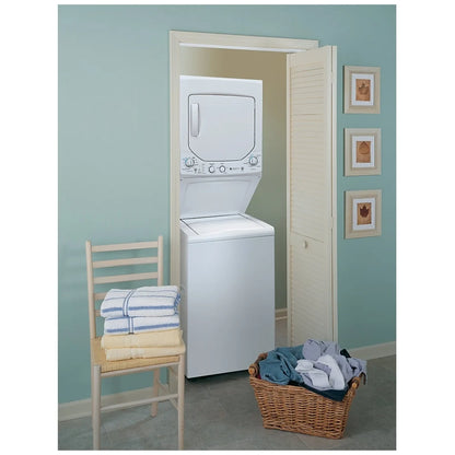 GE 27 po Ensemble laveuse-sécheuse superposée – Modèle GUV27ESMW0WW - Neuf/Boîte ouverte