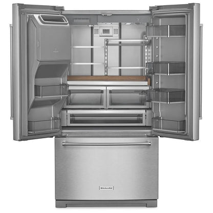 KitchenAid 26,8 pi³ Réfrigérateur à portes françaises – Modèle KRFF577KPS - Neuf/Boîte ouverte