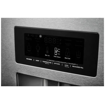 KitchenAid 26,8 pi³ Réfrigérateur à portes françaises – Modèle KRFF577KPS - Neuf/Boîte ouverte