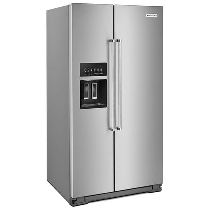 KitchenAid 24,8 pi³ Réfrigérateur côte-à-côte – Modèle KRSF705HPS - Neuf/Boîte ouverte