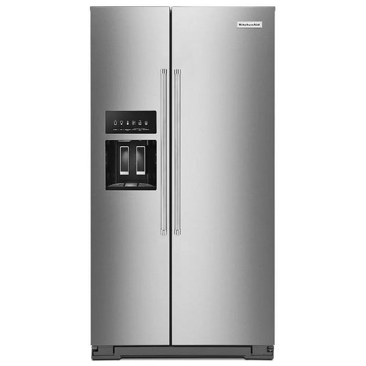 KitchenAid 24,8 pi³ Réfrigérateur côte-à-côte – Modèle KRSF705HPS - Neuf/Boîte ouverte
