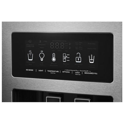 KitchenAid 24,8 pi³ Réfrigérateur côte-à-côte – Modèle KRSF705HPS - Neuf/Boîte ouverte