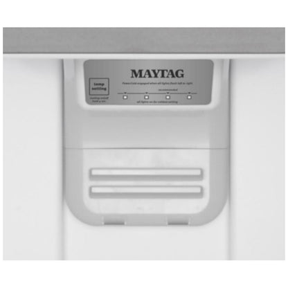 Maytag 18 pi³ Réfrigérateur à congélateur supérieur – Modèle MRT118FFFZ - Acier inoxydable résistant aux traces de doigts - Neuf/Boîte ouverte