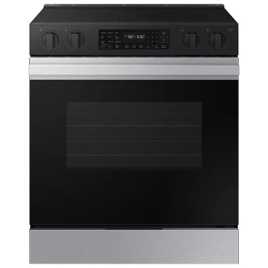 Samsung NSE6DG8310SRAC 30 po Cuisinière électrique encastrable (slide-in), capacité 6,3 pi³, finition acier inoxydable