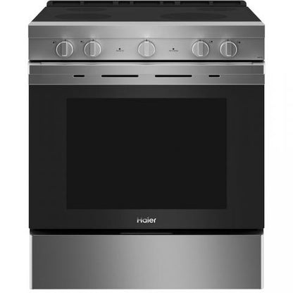 Haier Cuisinière électrique 30 pouces avec convection – Modèle QCSS740RNSS - Acier inoxydable - Neuf/Boîte ouverte