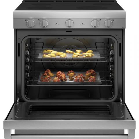 Haier Cuisinière électrique 30 pouces avec convection – Modèle QCSS740RNSS - Acier inoxydable - Neuf/Boîte ouverte
