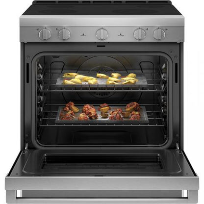 Haier Cuisinière électrique 30 pouces avec convection – Modèle QCSS740RNSS - Acier inoxydable - Neuf/Boîte ouverte