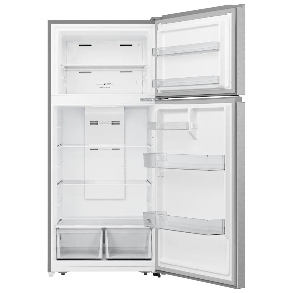 Hisense Réfrigérateur 30″ avec congélateur en haut 18 pi³ – Modèle RT18A2FSD