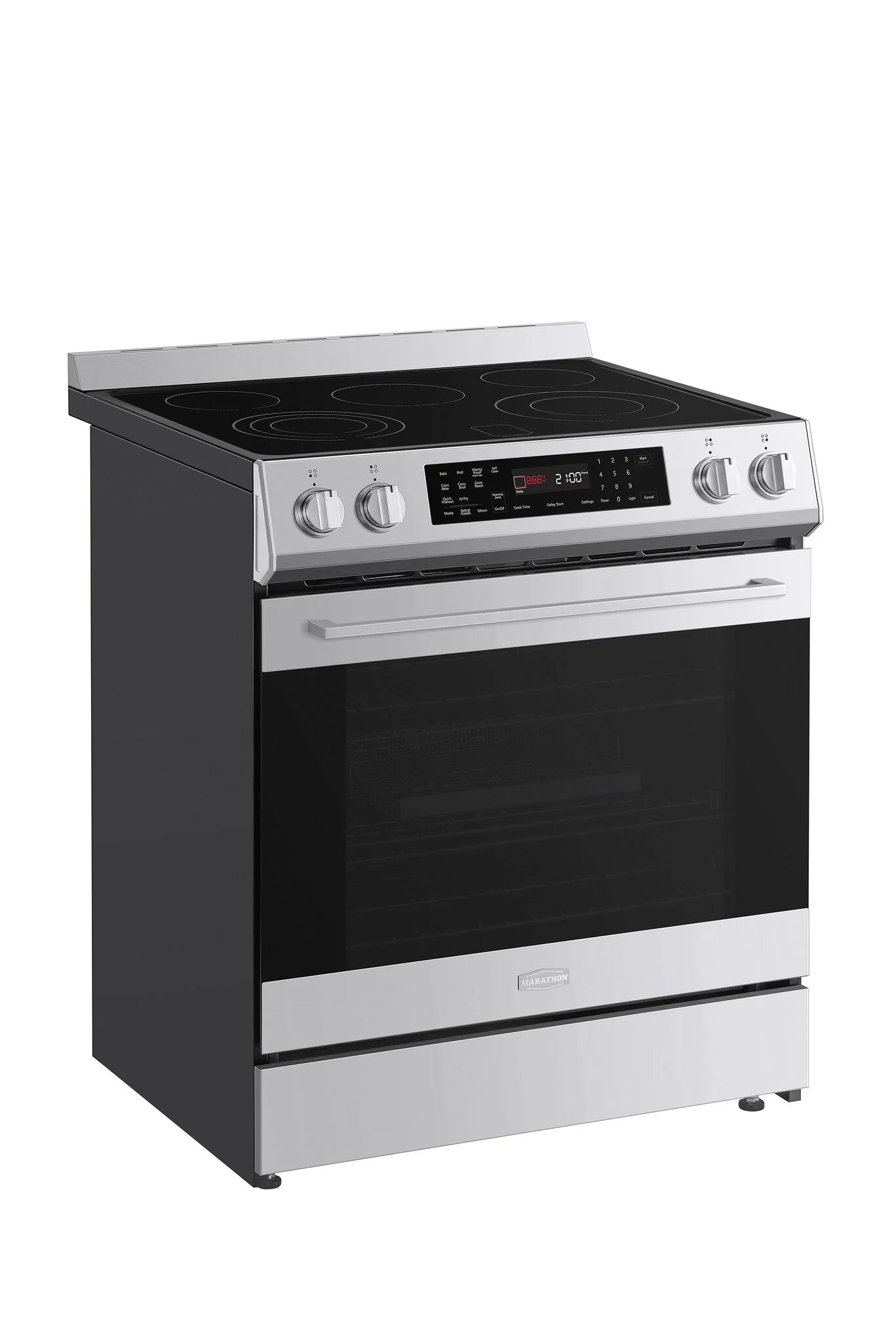 Marathon 30-inch Electric Convection Range with 5.0 cu. ft. Oven in Stainless Steel – Model MSCER3080SS