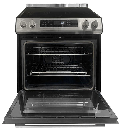 Marathon 30-inch Electric Convection Range with 5.0 cu. ft. Oven in Stainless Steel – Model MSCER3080SS