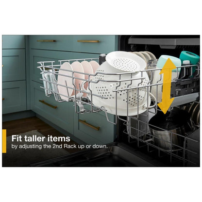 Whirlpool Lave-vaisselle encastrable 24 pouces silencieux avec 3e panier – Modèle WDT730HAMZ - Acier inoxydable - Neuf/Boîte ouverte