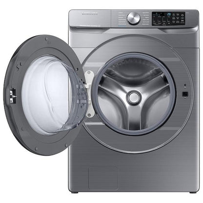 Ensemble laveuse à chargement frontal et sécheuse électrique Samsung – WF45B6300AP & DVE45B6300P (Finition Platinum) - Neuf/Boîte ouverte
