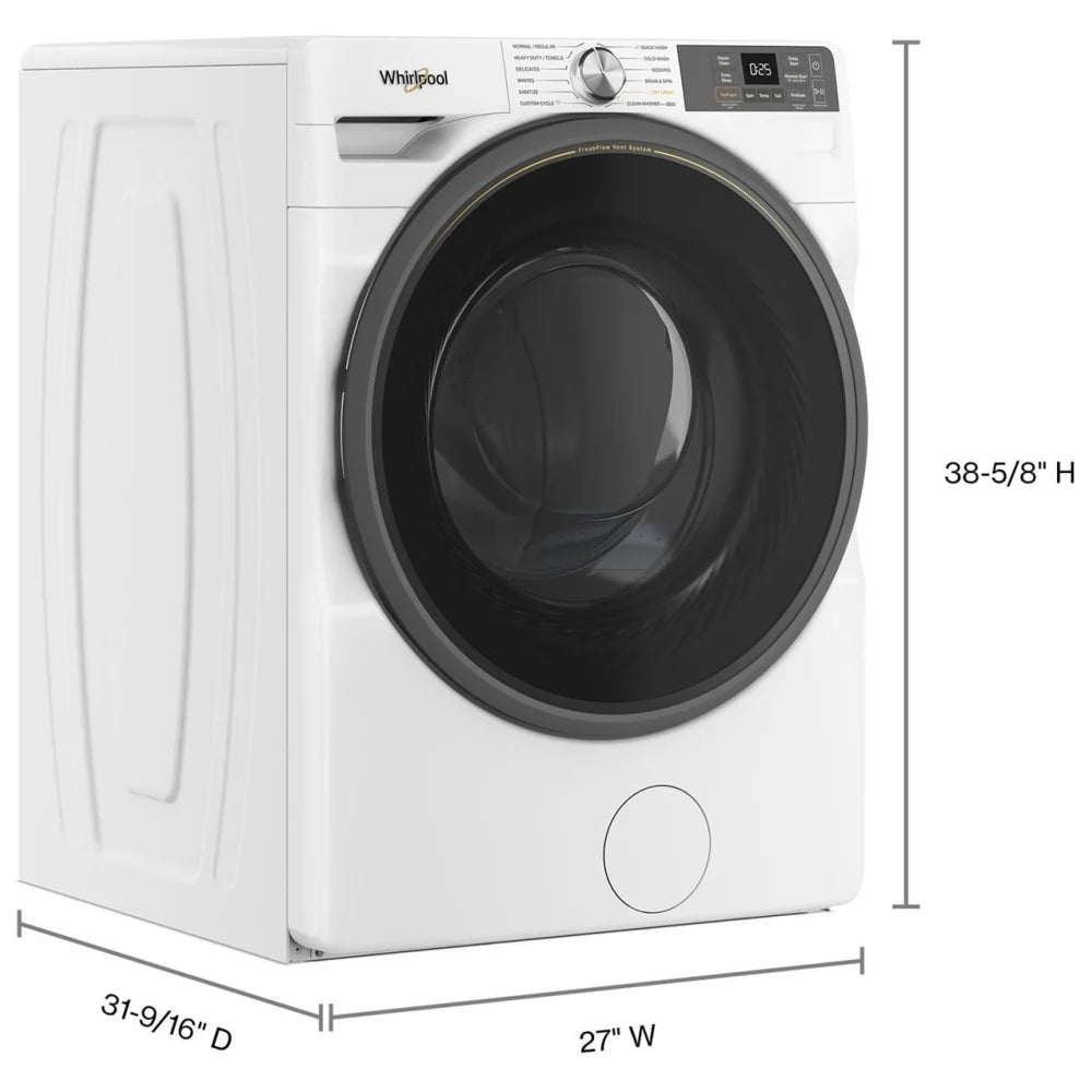 Whirlpool 4,5 pi³ Laveuse frontale – Modèle WFW4720RW - Boîte ouverte
