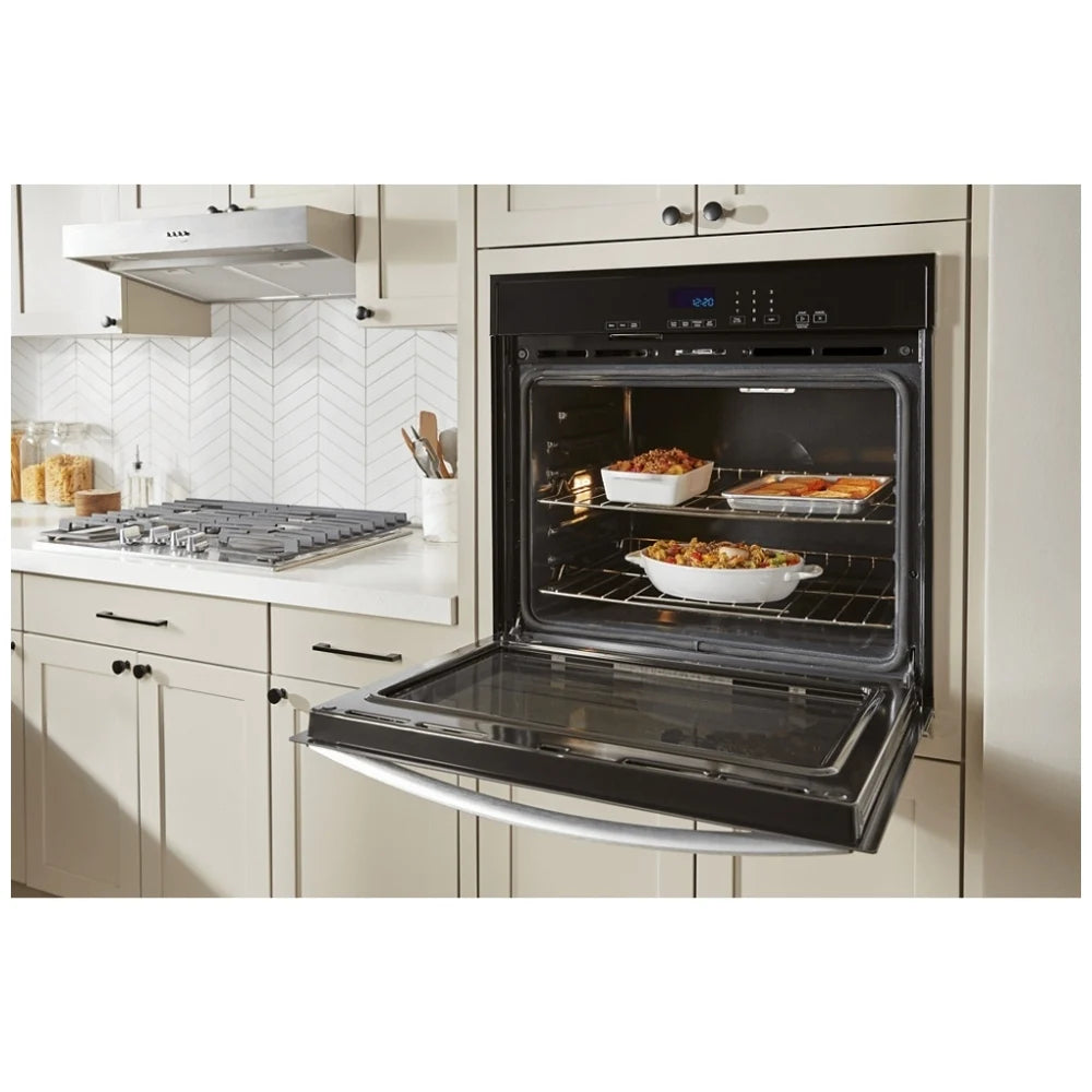 Whirlpool 30″ Single Wall Oven 5.0 cu. ft. – Model WOES3030LS – New/Open Box