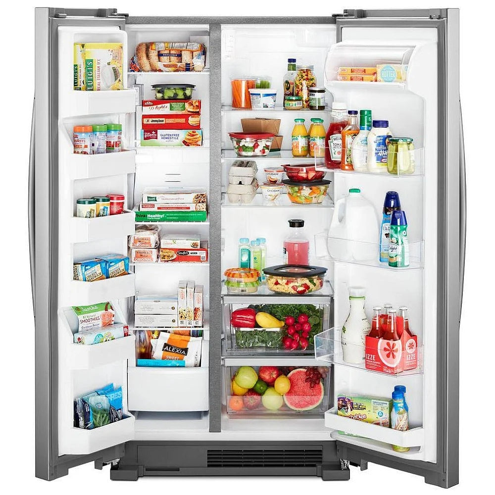 Whirlpool 25.1 cu. ft. Side-by-Side Refrigerator – Model WRS315SNHM – New/Open Box