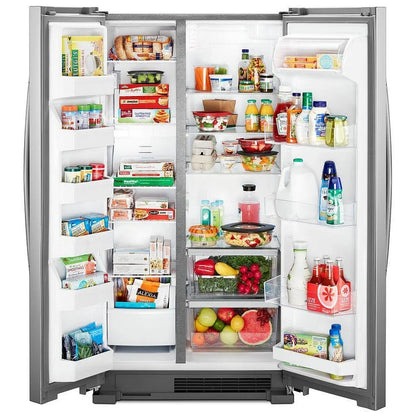 Whirlpool 25.1 cu. ft. Side-by-Side Refrigerator – Model WRS315SNHM – New/Open Box