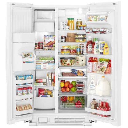 Whirlpool 24,6 pi³ Réfrigérateur côte à côte – Modèle WRS325SDHZ - Neuf/Boîte ouverte