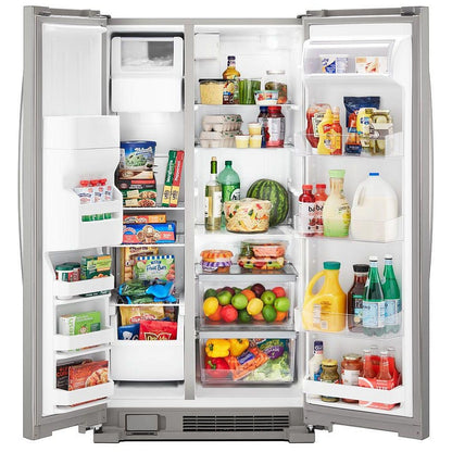 Whirlpool 25,4 pi³ Réfrigérateur côte à côte – Modèle WRS335SDHM - Neuf/Boîte ouverte